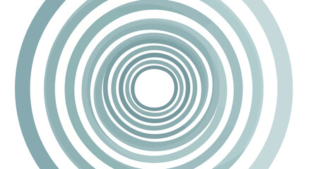 Abstract concentric circles design in soothing teal and white creates a hypnotic effect