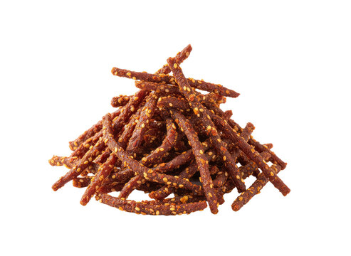 Pile of crispy sesame sticks oriental snack crunchy sesame seed snack treat