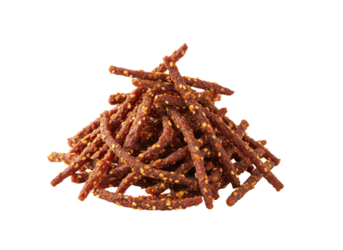 Pile of crispy sesame sticks oriental snack crunchy sesame seed snack treat