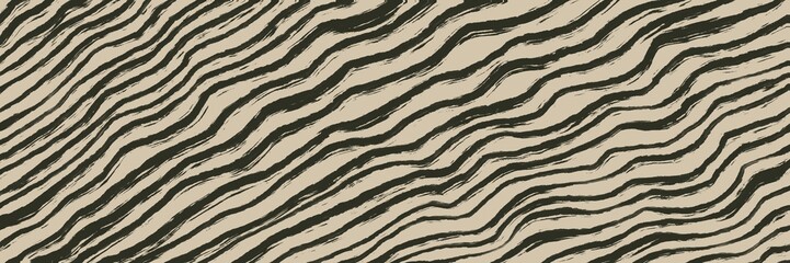 Cream abstract striped pattern with wavy beige lines and soft contrast, suitable for wood effect or nautical designs