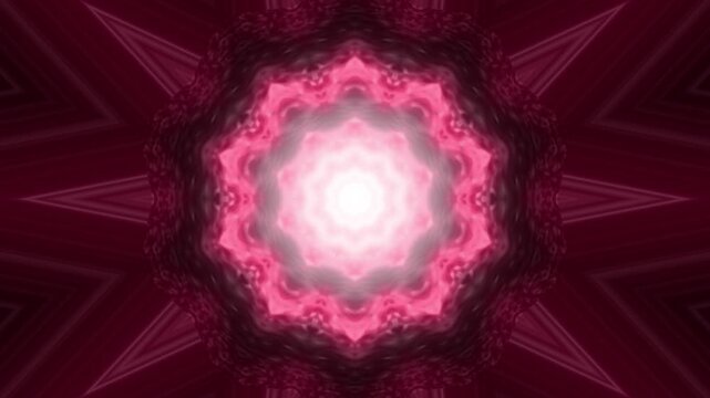 white red flower kaleidoscope, floral kaleidoscope pattern, red white mandala petals, geometric floral symmetry, abstract flower rotation, seamless floral kaleidoscope, blooming kaleidoscope design, 