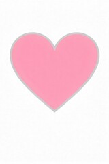Minimalist heart outlines in a clean, monochromatic palette on a stark white backdrop, emphasizing simplicity. A stark white background featuring precisely rendered, thin outlines of heart shapes in a