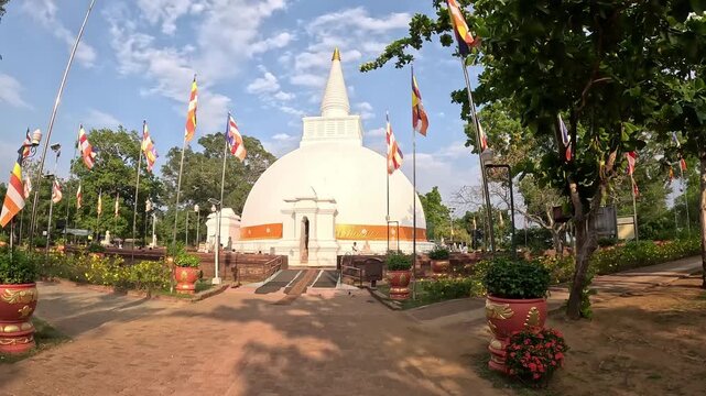 Time-lapse of the ancient Somawathiya Chaitya
