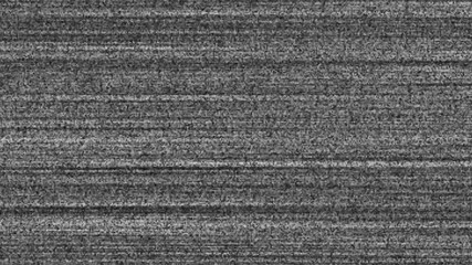 Analog Static Noise texture overlay. Horizontal stripes offset. No signal white noise artifacts. VHS Glitch. Bad TV signal. tv screen noise glitch effect. TV Glitch static white noise television - Powered by Adobe