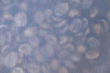 Abtract Background of Unroasted Green Coffee Beans Behind Frosted Glass