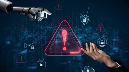 AI detects cybersecurity threats by monitoring system behavior, identifying anomalies, blocking breaches, and alerting users to potential security risks in real time. Marrow © InfiniteFlow