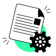 conversion process illustration for ui design and web design