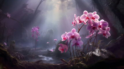 spring flowers in the forest