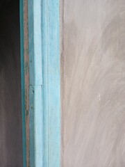 Beautiful Texture Old Door and Cement Wall
