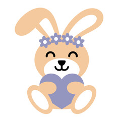 Easter Bunny with Heart