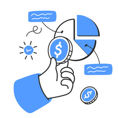 financial planning  illustration for UI design and WEB design