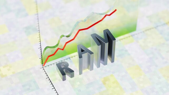 RAM Price Surge Illustrated with Rising Chart