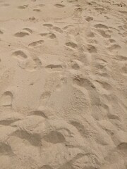 footprints in the sand
