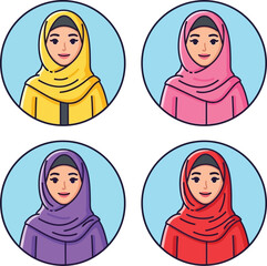 set of women in different colors