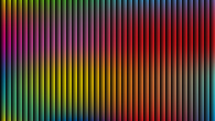 Vertical gradient stripes in rainbow colors with subtle shadows abstract background vector