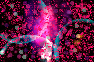 Modern background design, colorful, blurry artistic decor