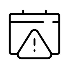 Calendar Alert icon set featuring modern notification symbols for effective scheduling, reminders, and organized daily planning