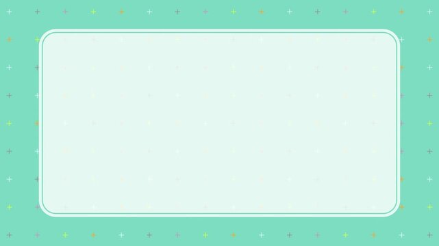 プラスの記号が移動するシンプルな背景アニメーション