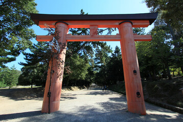 奈良公園　春日大社一の鳥居