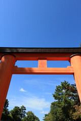 奈良公園　春日大社一の鳥居