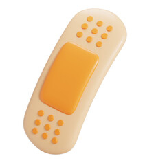 Plaster 3D illustration