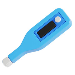 Thermometer 3D illustration