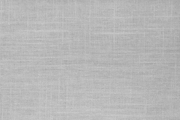Light grey linen fabric texture background, seamless pattern of natural textile.