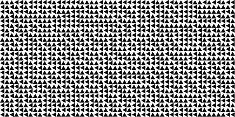 White triangle pattern abstract on black background. Vector illustration.