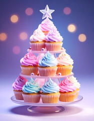 カップケーキツリー 7