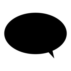 楕円形ふきだし