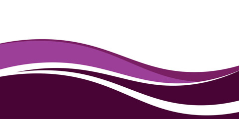 Curved Header and Footer Element. Vector Illustration