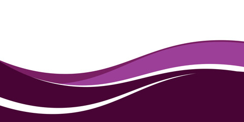 Curved Header and Footer Element. Eps 10