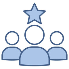 leadership Blue Icon