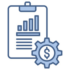 Obraz premium planning Blue Icon