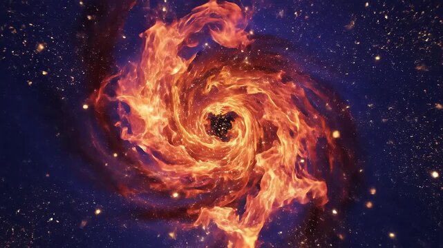 Cosmic Firestorm A Visual Journey Through Nebulae and Stellar Explosions.