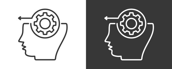 Initiative Icon Set Vector Collection Isolated In Black And White