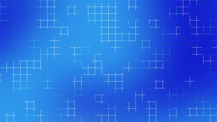 Light Blue Grid Line Abstract Background with Modern Digital Pattern