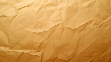 Fototapeta premium Warm Neutral Backdrop: Photorealistic Texture of Blank Crushed Flow-Pack Paper