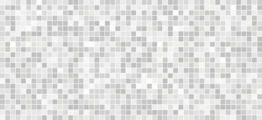 Minimalistic grayscale square tile mosaic grid abstract background texture