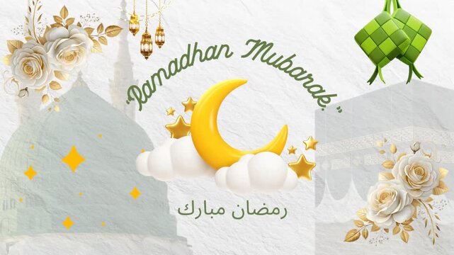 “A video to convey greetings for entering the holy month of Ramadan, to be sent to relatives, family, and friends.”