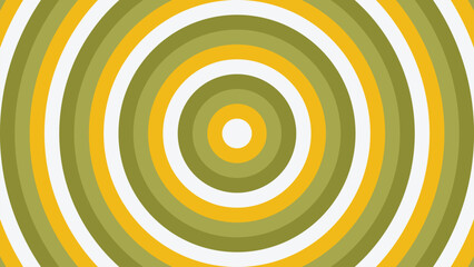 Retro Style Concentric Circles Pattern with Earthy Tones Creates a Hypnotic and Artistic Design Element