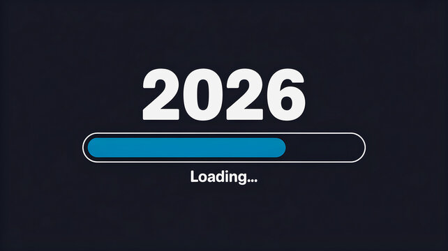 Loading 2026 Anticipating the Future with a Progress Bar - Countdown to the New Year