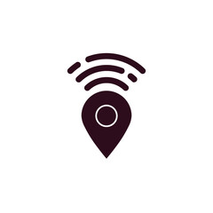Wireless location icon