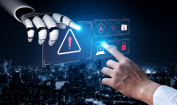 AI identifies cybersecurity threat and breach by protecting data, detecting threat, and preventing security risks in real time Vouch - Powered by Adobe