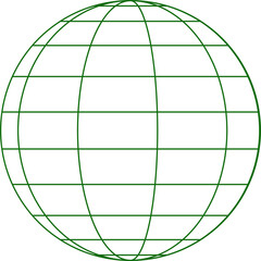 Original vector globe symbol icon, EPS version.