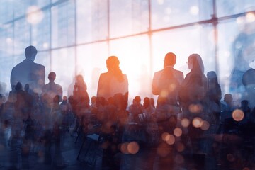 Business Groups and People Concepts and Ideas. Group of People At the Conference Meeting. High quality