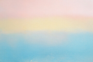 Rainbow color paint on paper background