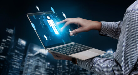 A concept of global leadership and network influence. A central team or individual connects with a professional network distributed across the world map, representing worldwide reach. Fermion