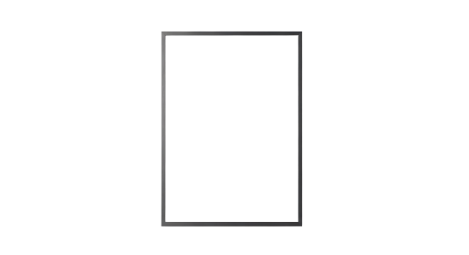 Empty square frame isolated on Transparent Background - Powered by Adobe