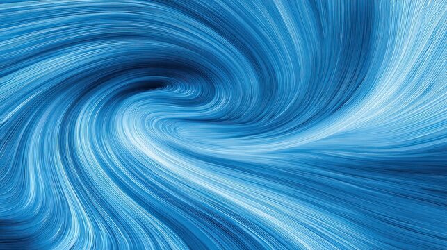 A swirling blue and white abstract pattern with a central vortex, featuring a gradient of blue shades and a dynamic, fluid texture. - Powered by Adobe
